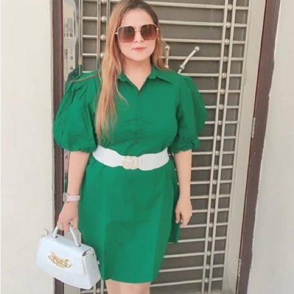 Imported Shirt Dress - Picture 4 of 6